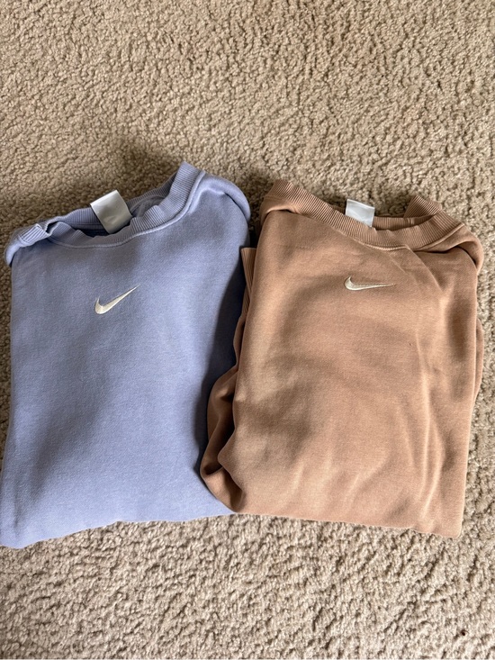 Nike Tops - Nike Sweatshirts - Lavender and Tan Crewneck Duo